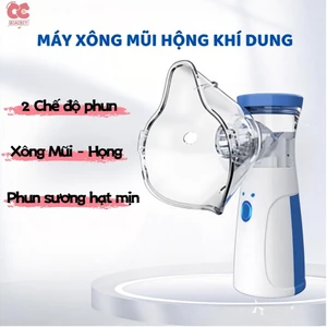 Máy xông mũi cho bé tại nhà, máy khí dung cầm tay tiện dụng, giúp làm sạch và bảo vệ sức khỏe mũi họng cho cả gia đình