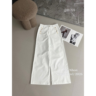 ( Sale ) Quần thô xuông túi cúc form dáng nét lên đồ siêu xinh cao cấp