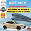 Gạt Mưa Ô Tô MAZDA 2, BT50, MAZDA 3,6 CX30, CX5, CX8, CX9, ... Lưỡi Silicon NANO Gạt Sạch Êm.3K