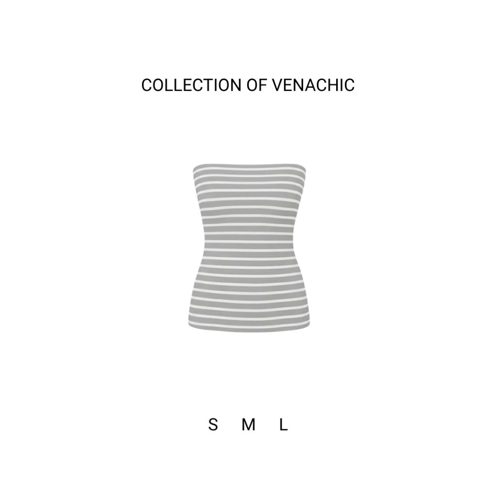 [KÈM MÚT] Áo ống kẻ sọc basic ôm body vải cotton mịn Venachic Women A23M | BigBuy360 - bigbuy360.vn
