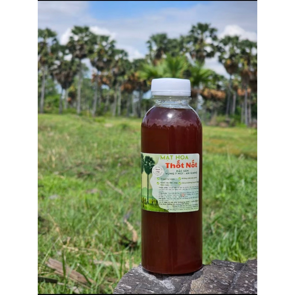 Mật Hoa Thốt Nốt Cô Đặc Nguyên Chất Thành 7 Núi (500ml) – Ít Ngọt, Vị Thanh Tự Nhiên