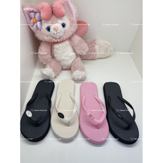 Dép tông xỏ ngón nữ bản quai đục By.NGATODER gắn charm đi ò kiểu dáng basic