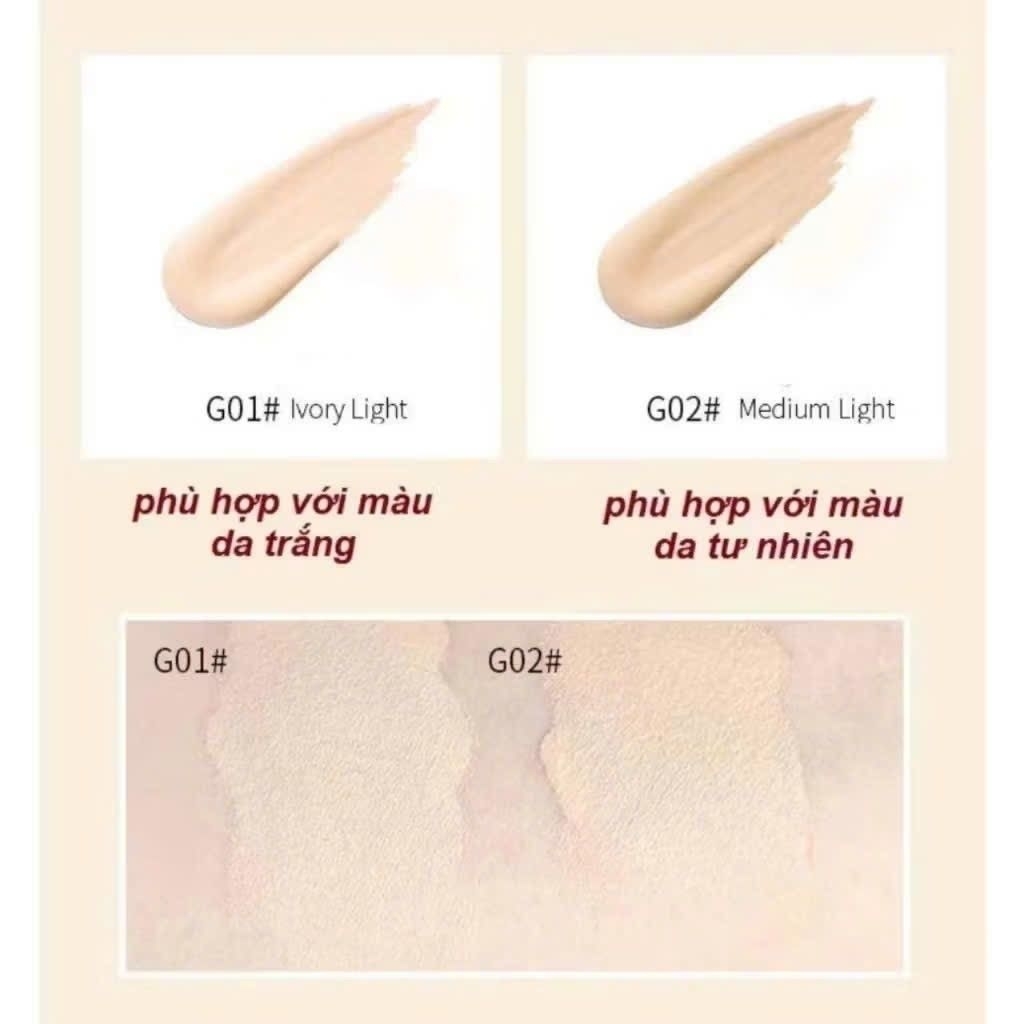 Kem Nền Che Khuyết Điểm Dạng Lỏng GOGO TALES Trắng Sáng Da Tự Nhiên