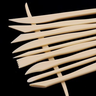 Bộ 10 dụng cụ tạo hình đất sét đa năng 2 đầu tạo full tạo hình.