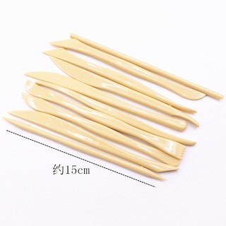 Bộ 10 dụng cụ tạo hình đất sét đa năng 2 đầu tạo full tạo hình.