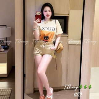 QCL1 Tổng hợp quần sooc jeans hoạ tiết sang chảnh xịn sò