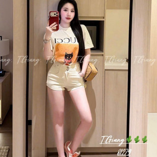 QCL1 Tổng hợp quần sooc jeans hoạ tiết sang chảnh xịn sò
