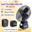 Quạt Tích Điện Để Bàn Chân Pin Phổ Thông Makita, Quạt Tích Điên Pin Trâu 8 Inch Sử Dụng 4 - 15 Tiếng Làm Mát Nhanh