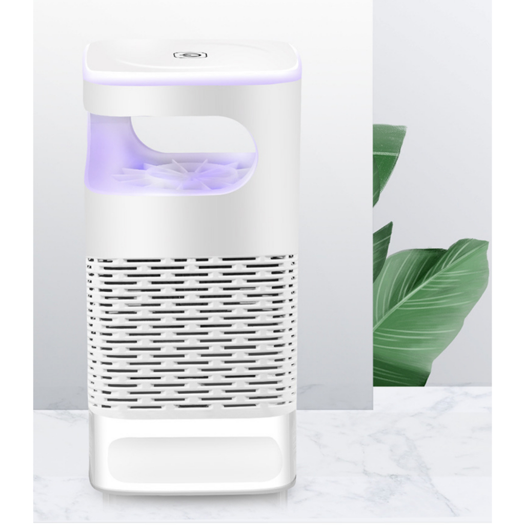Đèn Bắt Muỗi, Máy Bắt Muỗi Loại To 21cm thông minh công nghệ cao, cổng sạc usb bảo hành 1 năm