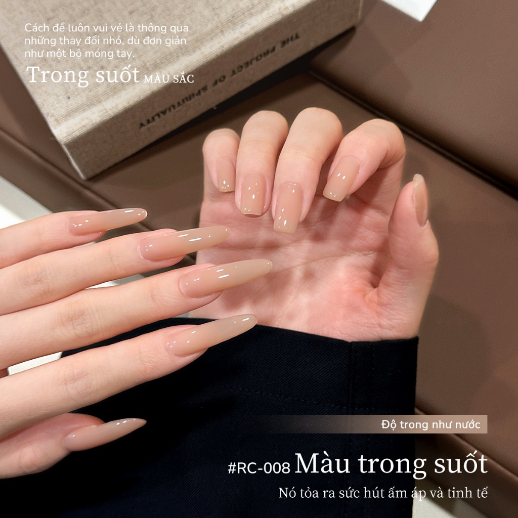 XEIJAYI 15ml Sơn móng tay gel màu nude mới, bền màu, phù hợp cho salon và sử dụng hàng ngày.