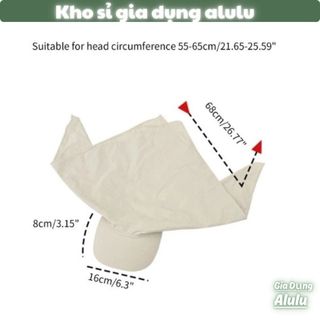 Mũ Lưỡi Trai Kèm Khăn Trùm Che Nắng Nữ – Chống UV Toàn Diện, Vành Rộng, Dây Thắt Điều Chỉnh | Kho sỉ gia dụng alulu