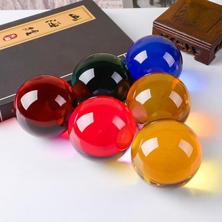 Quả Cầu Pha Lê Trang Trí Phòng Khách 50mm Nhiều Màu Trong Suốt , Phúc Lộc Trang Trí Phòng Khách