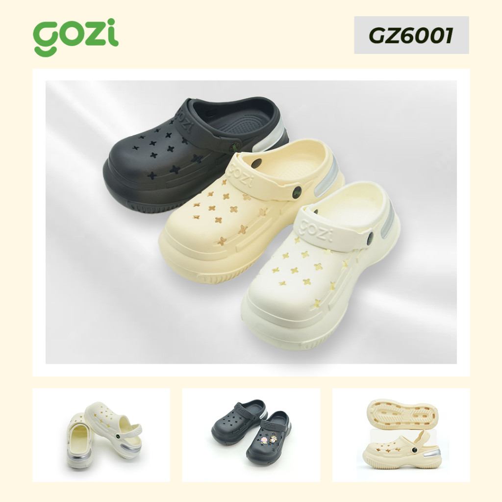 Dép Sục Nữ GOZI  GZ6001, Đế Cao 5cm , Nhựa EVA Chống trượt