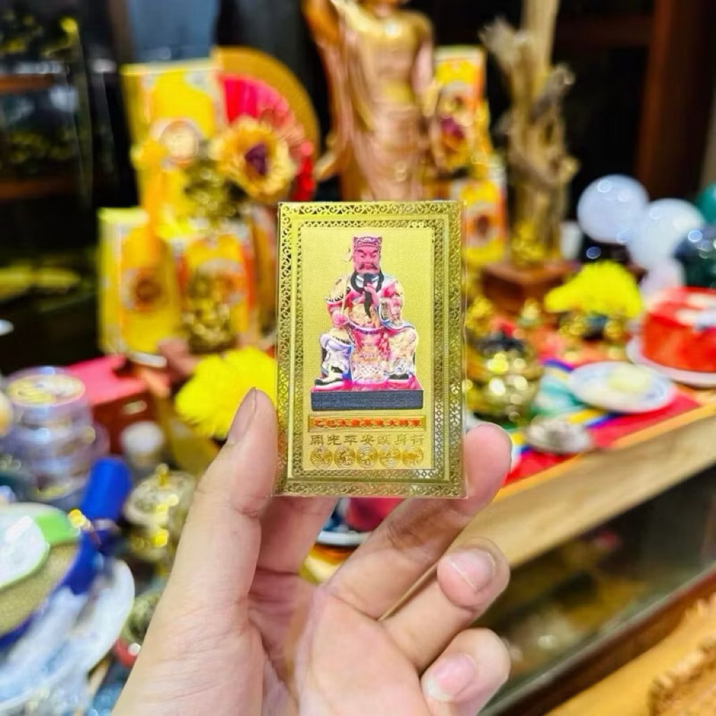 {Tặng Mèo Thần Tài} Kim Bài Thái Tuế 2026 (Đã Khai Quang)