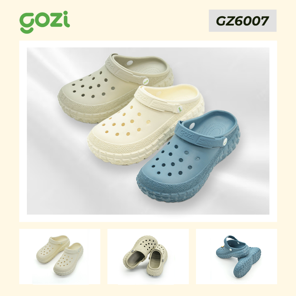 Dép Sục Unisex GOZI GZ6007, Kiểu Dáng Basic Full Size, Nhựa Eva Chống Trượt