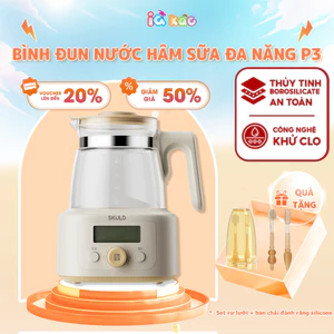 Máy Đun Nước Pha Sữa SKULD P3 1.3L Giữ Nhiệt, Điều Chỉnh Nhiệt Độ Hâm Sữa, Khử Clo An Toàn Cho Bé IQKAO