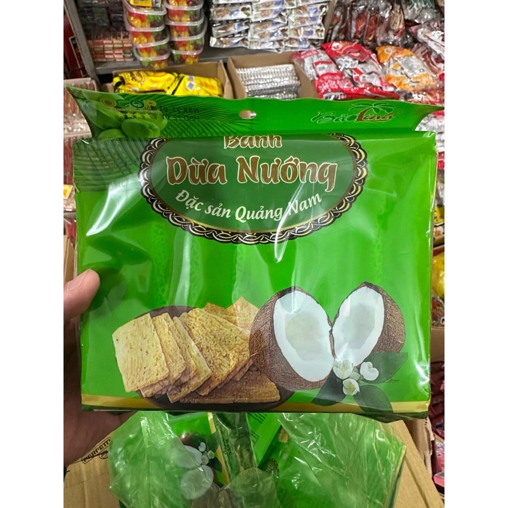 [Siêu rẻ] BÁNH DỪA NƯỚNG ĐẶC SẢN QUẢNG NAM - loại Đặc Biệt Ngon (date mới) - Đồ ăn vặt