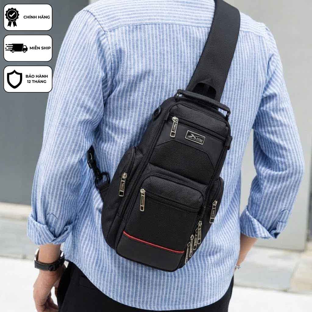 Túi Đeo Chéo Nam Xbags Apex XB 9103 - Túi Thể Thao Đa Năng Cao Cấp, Vải Dù Siêu Bền Chống Nước,  Nhiều Ngăn Tiện Lợi