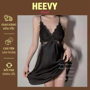 Đầm ngủ sexy SLADY gợi cảm có mút ngực cao cấp quyến rũ, Váy ngủ chất vải mềm mịn, dịu dàng - VNS81