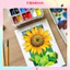 Bộ màu Gouache Sinh đôi Mini 12 màu 12g