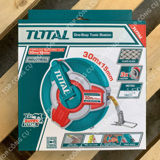 ĐỒ NGHỀ TOTAL Thước dây sợi thủy tinh  20M - 30M / TMTF18206 - TMTF18306