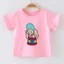 👕 Áo Thun Bé Gái mềm mịn thoáng mát in hình dễ thương 👕 AT535