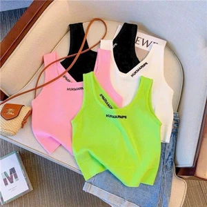 Áo bra croptop 2 dây bản vừa, Cổ tròn lệch sau chất thun tăm mềm,dáng basic,phong cách trẻ trung