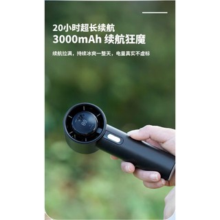 Quạt Cầm Tay Turbo MINI  Tốc Độ Gió Cực Mạnh Màn Hình Hiển Thị Pin YATASMART BẢN MỚI 2026