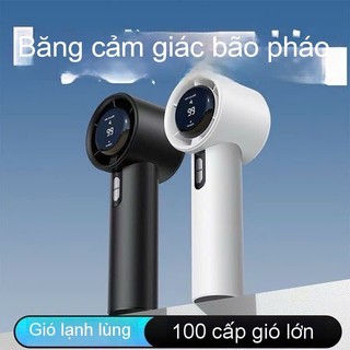 Quạt Cầm Tay Turbo MINI  Tốc Độ Gió Cực Mạnh Màn Hình Hiển Thị Pin YATASMART BẢN MỚI 2026