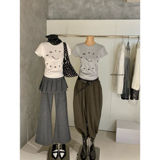 𝐏𝐡𝐢𝐞𝐧 𝐖𝐆𝐖𝐄 | (Sẵn) w8944 Áo Thun Babytee Hoạ Tiết Tròn Chữ Số