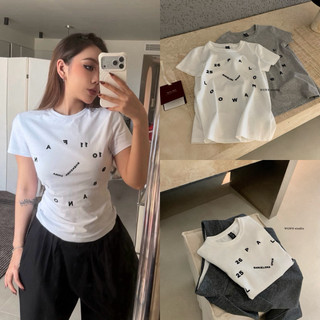 𝐏𝐡𝐢𝐞𝐧 𝐖𝐆𝐖𝐄 | (Sẵn) w8944 Áo Thun Babytee Hoạ Tiết Tròn Chữ Số