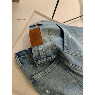 𝐏𝐡𝐢𝐞𝐧 𝐖𝐆𝐖𝐄 | (Sẵn) w8753 Short Đùi Ngố Sơn Trắng Xanh Nhạt