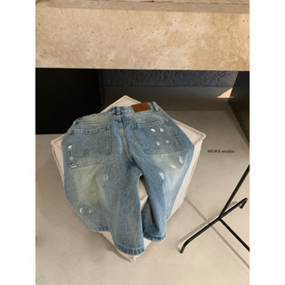 𝐏𝐡𝐢𝐞𝐧 𝐖𝐆𝐖𝐄 | (Sẵn) w8753 Short Đùi Ngố Sơn Trắng Xanh Nhạt