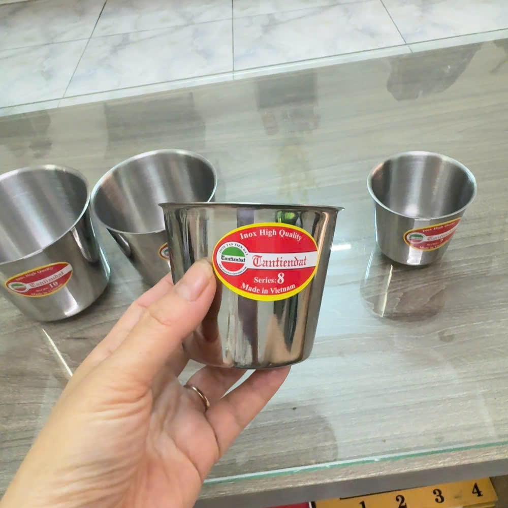 Combo 5 - 10 ly đá tủ lạnh inox tem đỏ size số 7 đến số 10