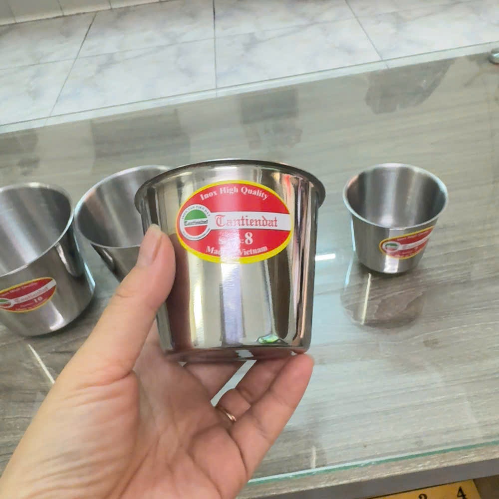 Combo 5 - 10 ly đá tủ lạnh inox tem đỏ size số 7 đến số 10