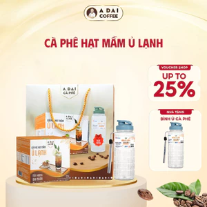 Cà Phê Hạt Mầm Ủ Lạnh A Đại - Cold Brew Hộp Túi Lọc (8 gói) - Hương Trái Cây, Thanh Lọc Cơ Thể