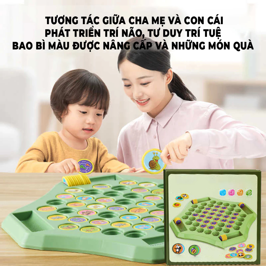 Bộ Cờ Lật Rèn Luyện Trí Nhớ, Nâng Cao Tư Duy Giúp Trẻ Quên Ngay Điện Thoại