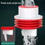 Nắp Đậy Ngăn Mùi, Vi Khuẩn Màu Đỏ Chuyên Dụng Cho Ống Cống 50-75mm