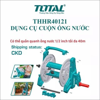 TOTAL Dụng cụ cuộn ống nước gấp gọn THHR40121
