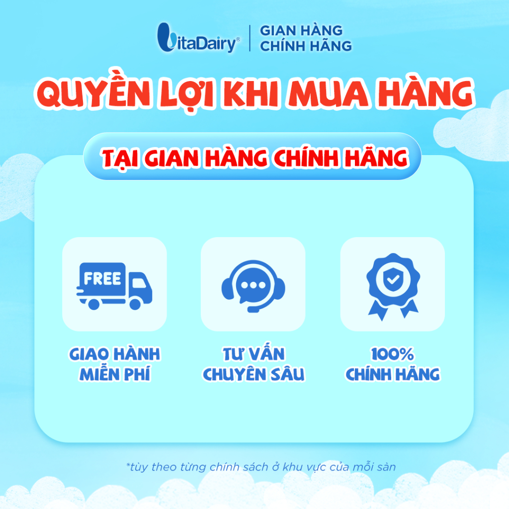 Sữa bột VitaGrow cải tiến giúp bé bổ sung năng lượng, hỗ trợ phát triển chiều cao - Lon 900g