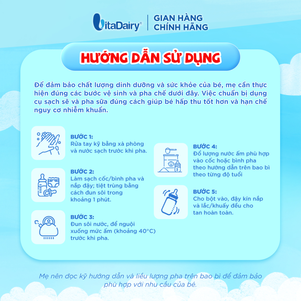 Sữa bột VitaGrow cải tiến giúp bé bổ sung năng lượng, hỗ trợ phát triển chiều cao - Lon 900g