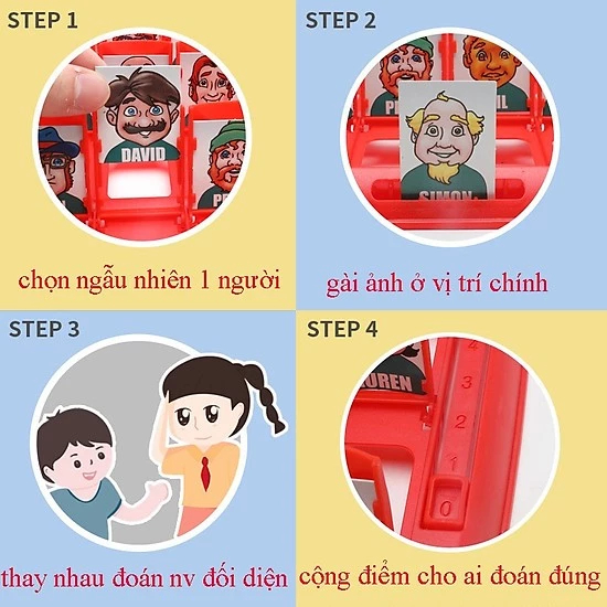 Đồ chơi đoán xem tôi là ai thông minh cho bé, giúp gia đình gắn kết hơn