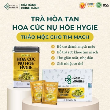 Trà Hoa Cúc Nụ Hòe Hygie 120g/150g/250g - Thanh nhiệt, giải độc