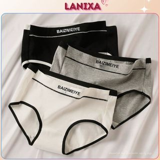 Quần lót nữ cotton kháng khuẩn thoáng khí co giãn thấm hút tốt đáy kháng khuẩn khử mùi LANXA 663 -CB