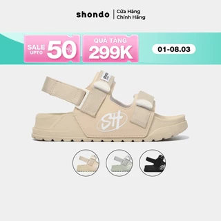 Giày Sandal Nam Nữ Platy 2 Bánh Mì, Siêu Nhẹ Shondo Nhiều Màu