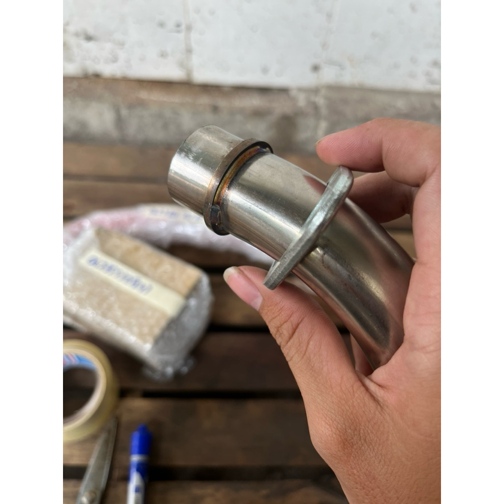 Cổ inox 32 trơn ( Wave , dream , Si , cub , Ex50 )