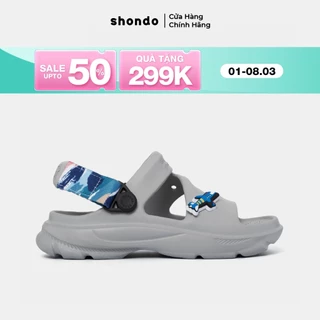 Giày Sandal Bé Trai FX Chất Nhựa Đúc Cao Cấp Chống Trơn Trượt, Không Thấm Nước Shondo Nhiều Màu