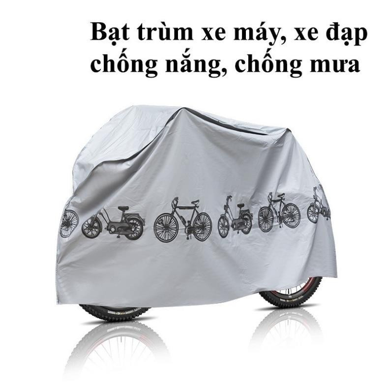 [Top Value] Bạt Che Xe, Áo Trùm Xe Máy, Chống Mưa, Che Nắng, Chống Bụi Bẩn, Siêu Nhẹ, Bền Dai, Chọn Màu