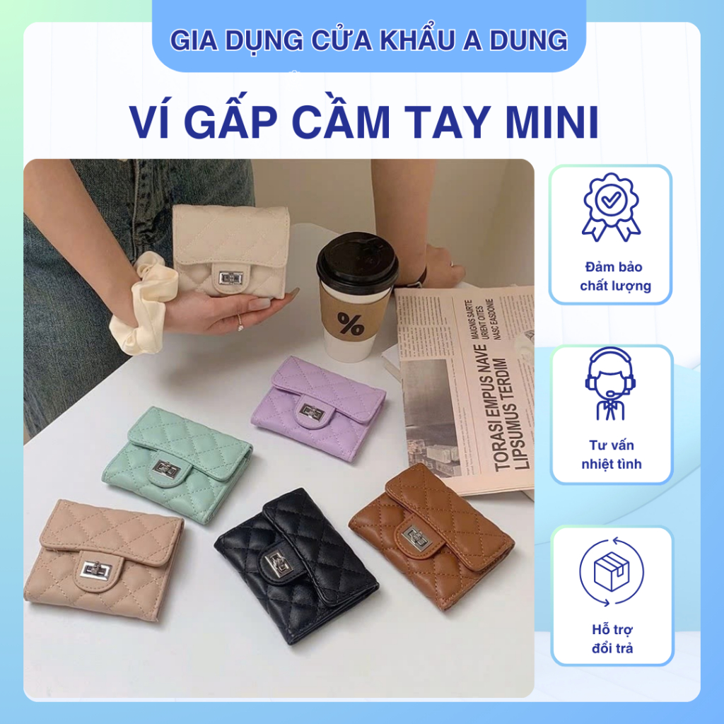 Ví khóa xoay đa năng, đa dạng màu sắc