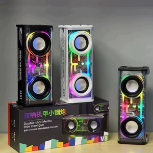 Loa Bluetooth V8/ V1/ 805 Bass Cực Mạnh, Âm Thanh Sống Động, Đèn Led RGB Siêu Đẹp, Thiết Kế Hiện Đại Nhỏ Gọn Pin Cực Tốt